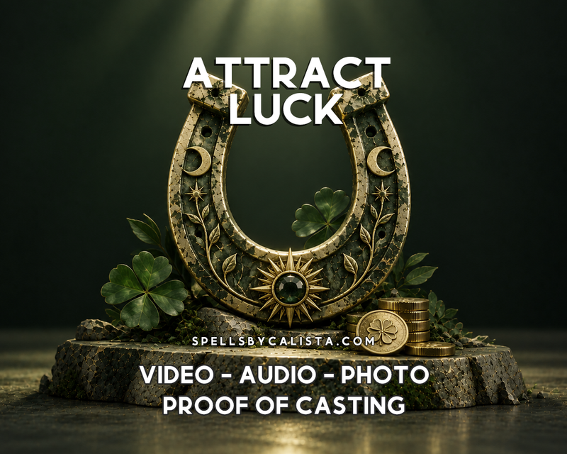 Attract Luck sample spell artwork